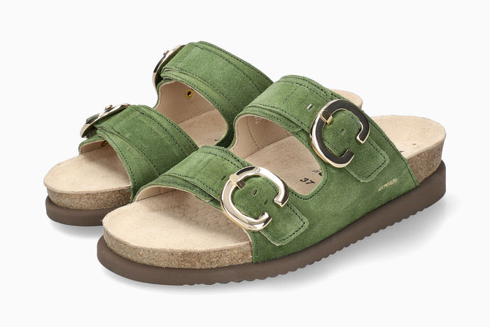 Iara - Olive Women Cork Sandals