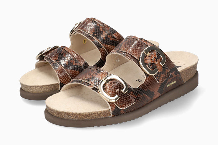 Iara - Tobacco Women Cork Sandals