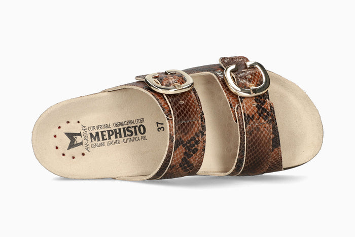 Iara - Tobacco Women Cork Sandals