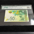 Israel 2013-14 50 Shekels, P#66, PMG 66 Gem Unc EPQ