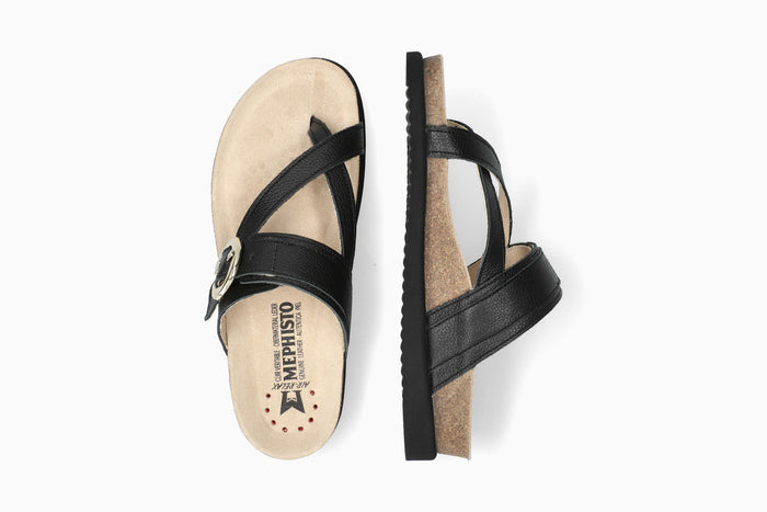 Izaora - Black Women Cork Sandals