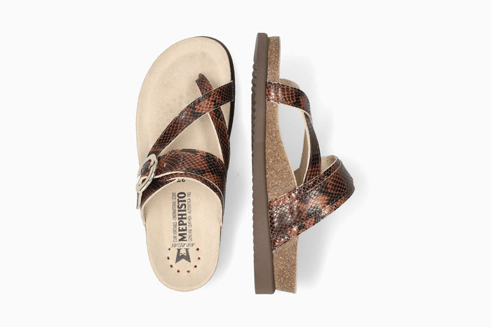 Izaora - Tobacco Women Cork Sandals