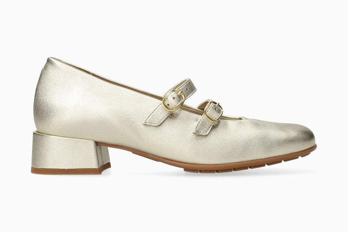 Jazie - Gold Women Ballerinas