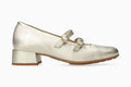 Jazie - Gold Women Ballerinas