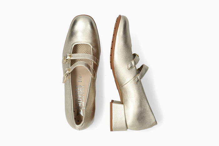 Jazie - Gold Women Ballerinas