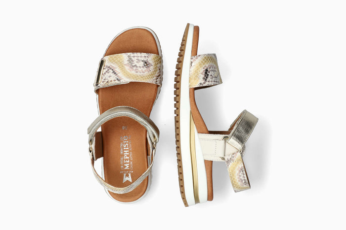 Jeanie - Gold Women Sandals