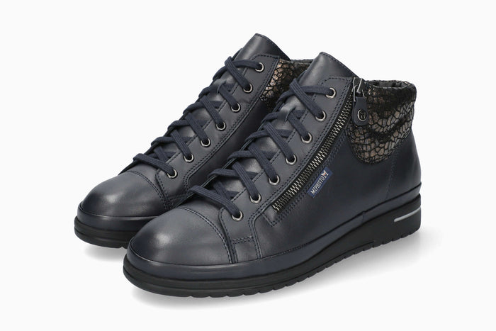 Julie - Navy Women Ankle Boots