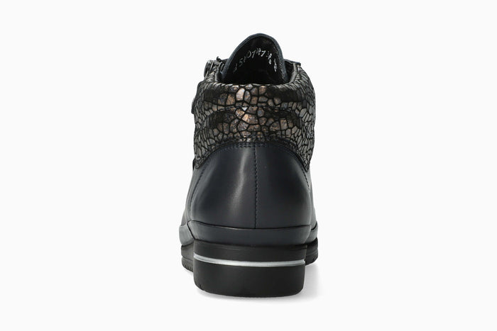Julie - Navy Women Ankle Boots
