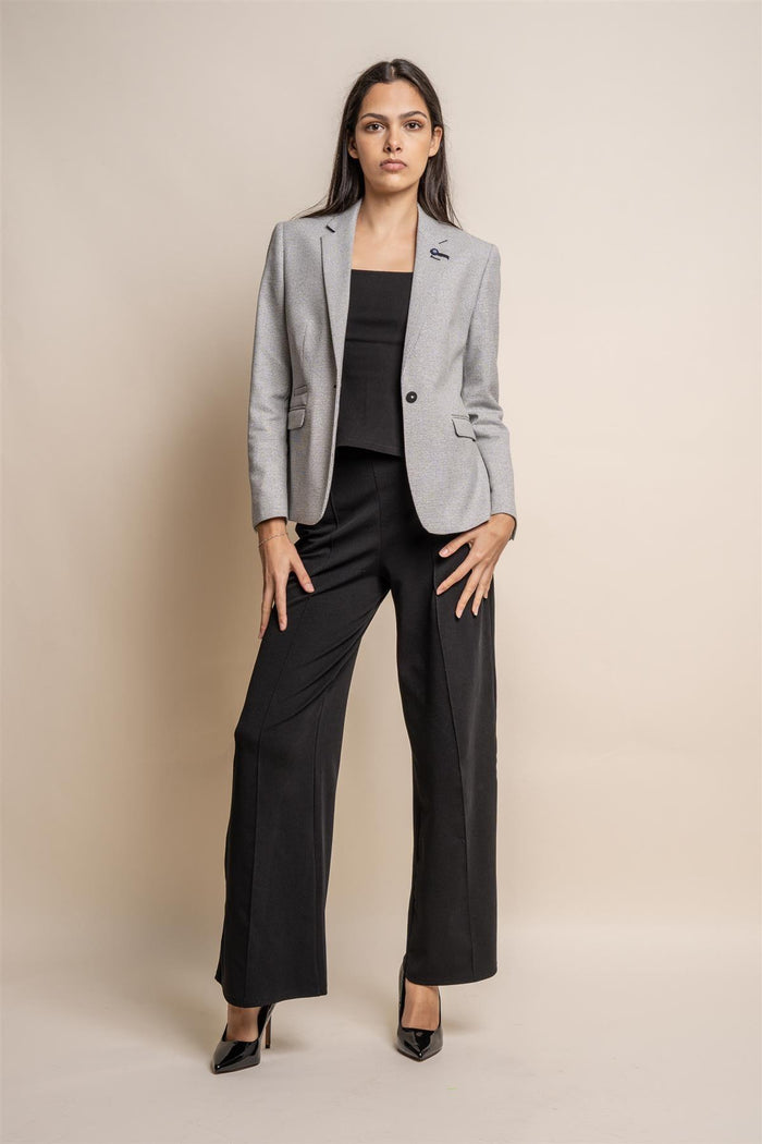 Kyoto ladies check blazer front