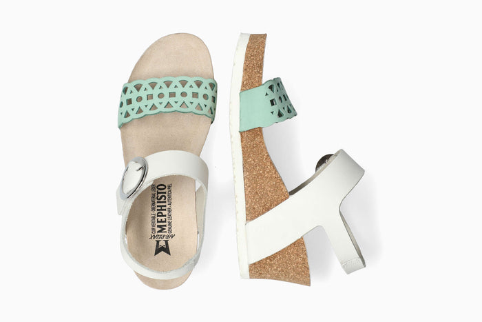 Lee - Light Grass Women Cork Sandals