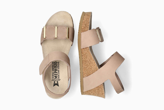 Leonore - Light Taupe Women Cork Sandals