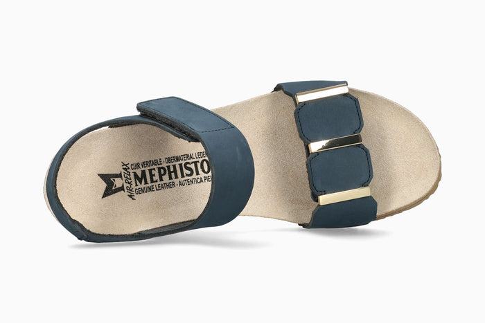 Leonore - Navy Women Cork Sandals