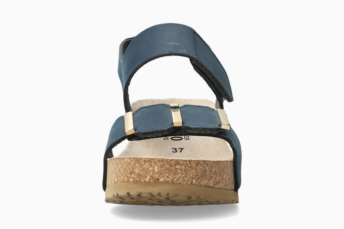 Leonore - Navy Women Cork Sandals