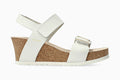 Leonore - White Women Cork Sandals