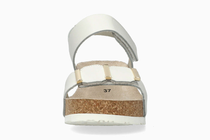 Leonore - White Women Cork Sandals