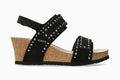 Lina - Black Women Cork Sandals