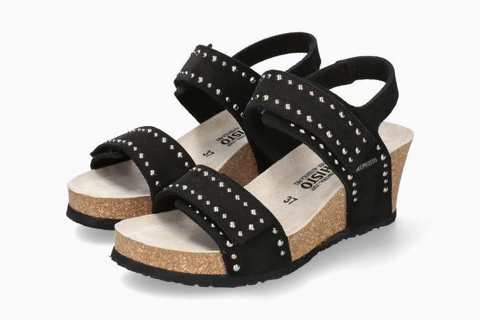 Lina - Black Women Cork Sandals