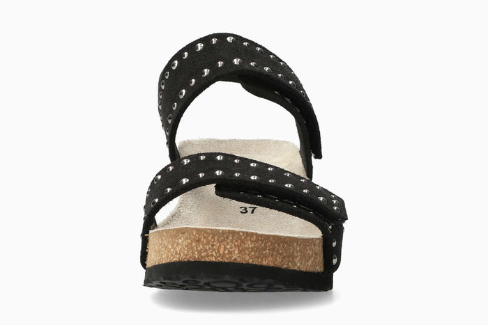 Lina - Black Women Cork Sandals