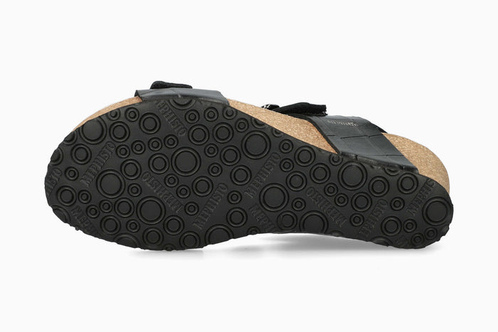 Lissandra - Black Women Cork Sandals