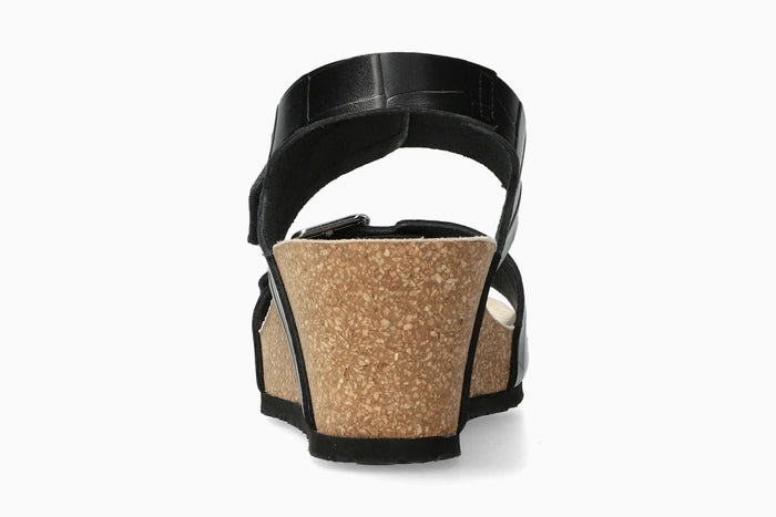 Lissandra - Black Women Cork Sandals