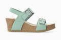 Lissandra - Light Grass Women Cork Sandals