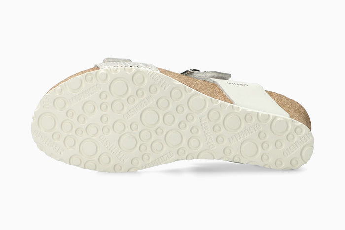 Lissandra - White Women Cork Sandals