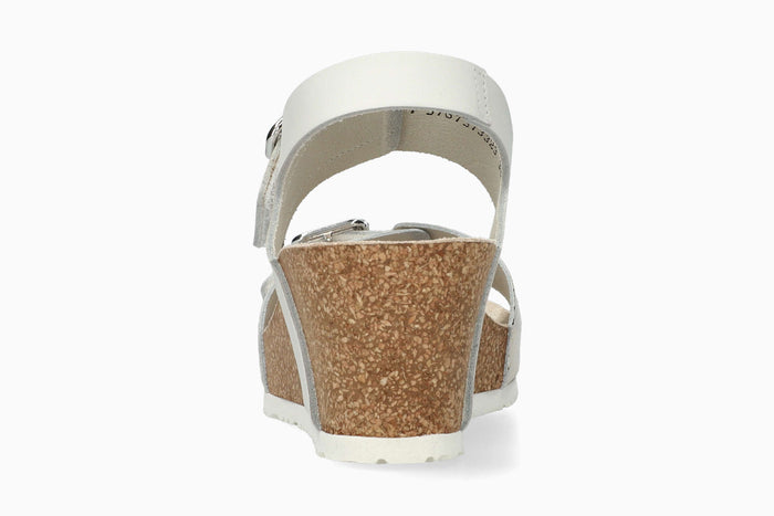 Lissandra - White Women Cork Sandals