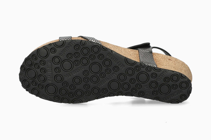 Liviane - Grey Women Cork Sandals
