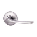 Lockwood Saltbush L34 Velocity Passage Lever Set Large Round Rose Satin Chrome Pearl - The Blue Space