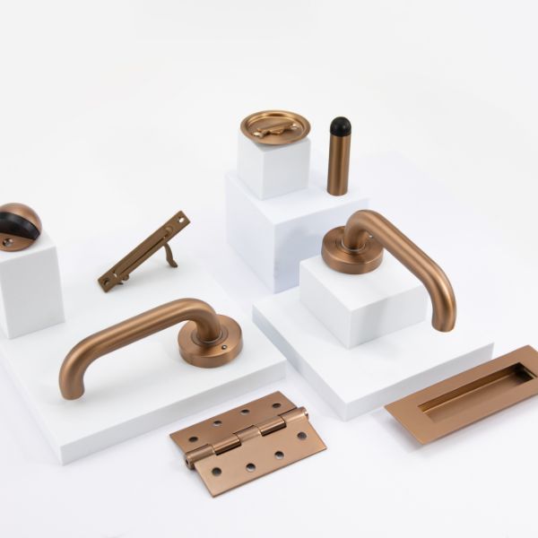 Lockwood Vivid V2 Dummy Lever Handle Round Rose Bronze | The Blue Space