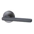 Lockwood Vivid V4 Dummy Lever Handle Round Rose Gunmetal | The Blue Space