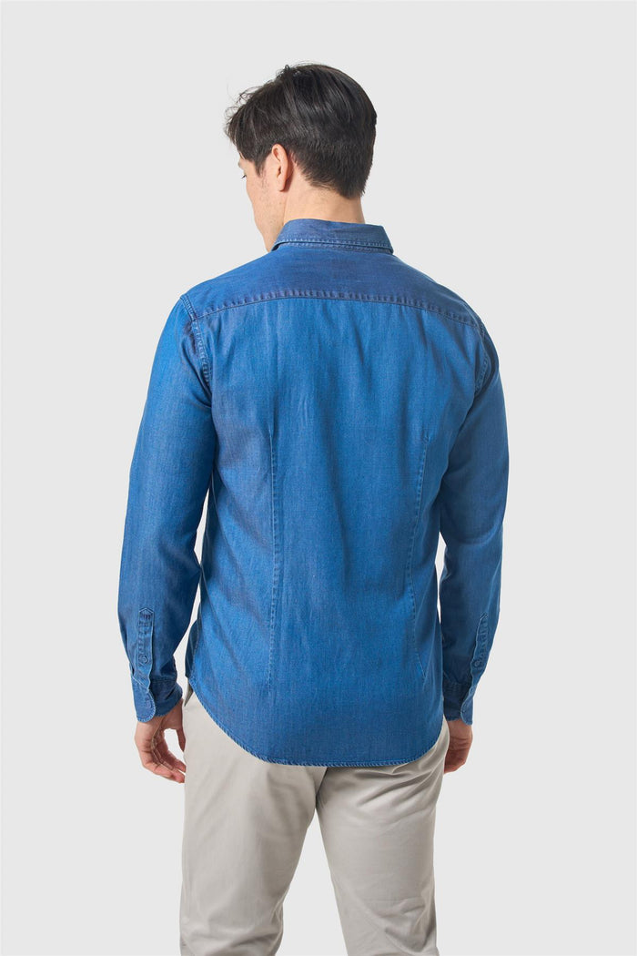 Lovati Blue Denim Shirt