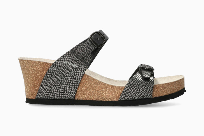 Luisa - Grey Women Cork Sandals
