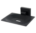 Modern National Luxe Black Soap Dish Matte Black | The Blue Space