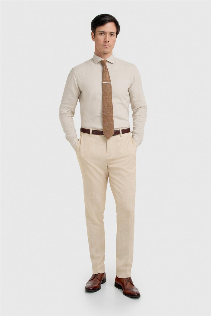 Malibu Beige Trouser - House of Cavani