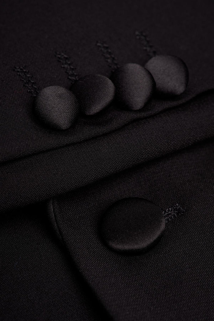 Malibu Black Tuxedo Blazer - Notch Lapel