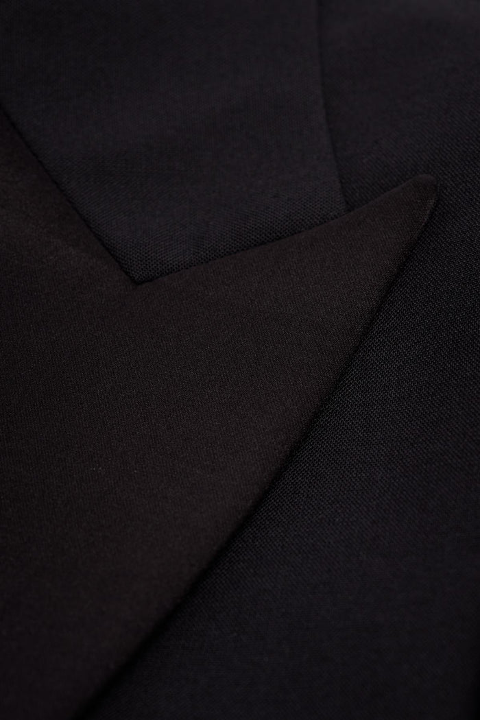 Malibu Black Tuxedo Blazer - Peak Lapel