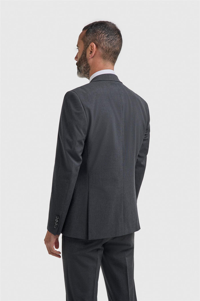 Malibu Charcoal Three Piece Suit - House of Cavani