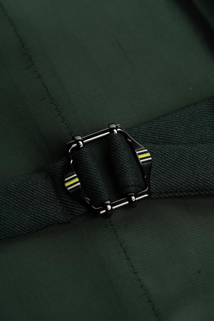 Malibu Forest Green Waistcoat - House of Cavani