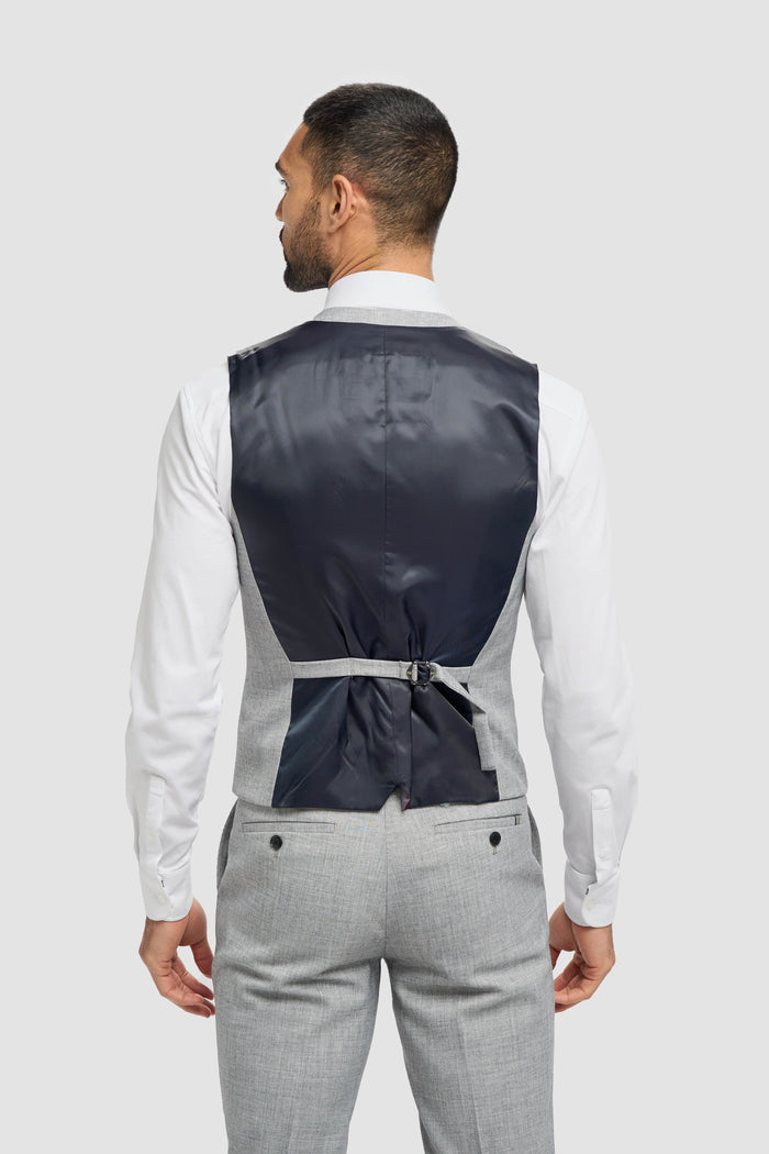 Malibu Grey Three Piece Suit - House of Cavani