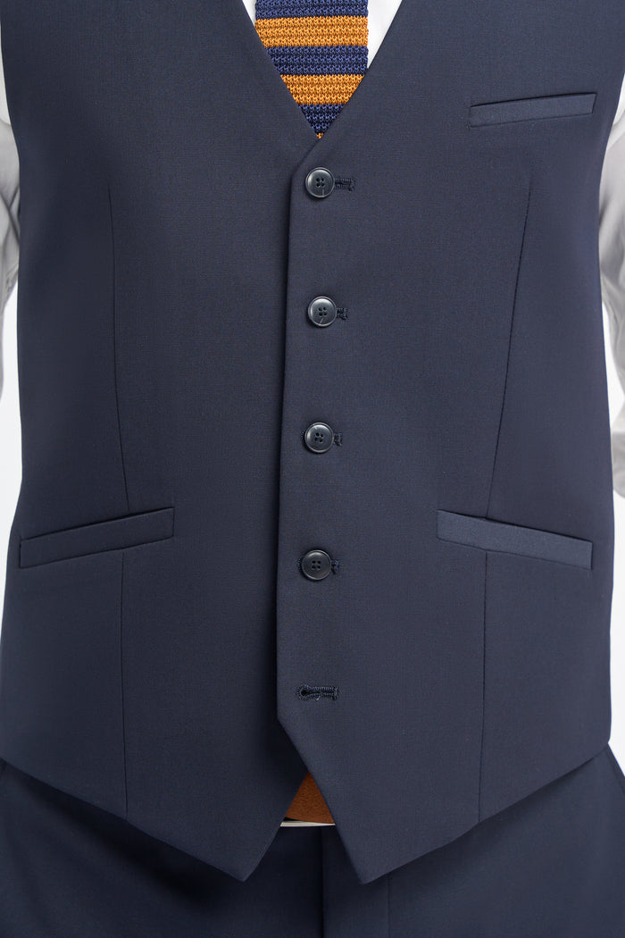 Malibu Navy Three Piece Suit - House of Cavani