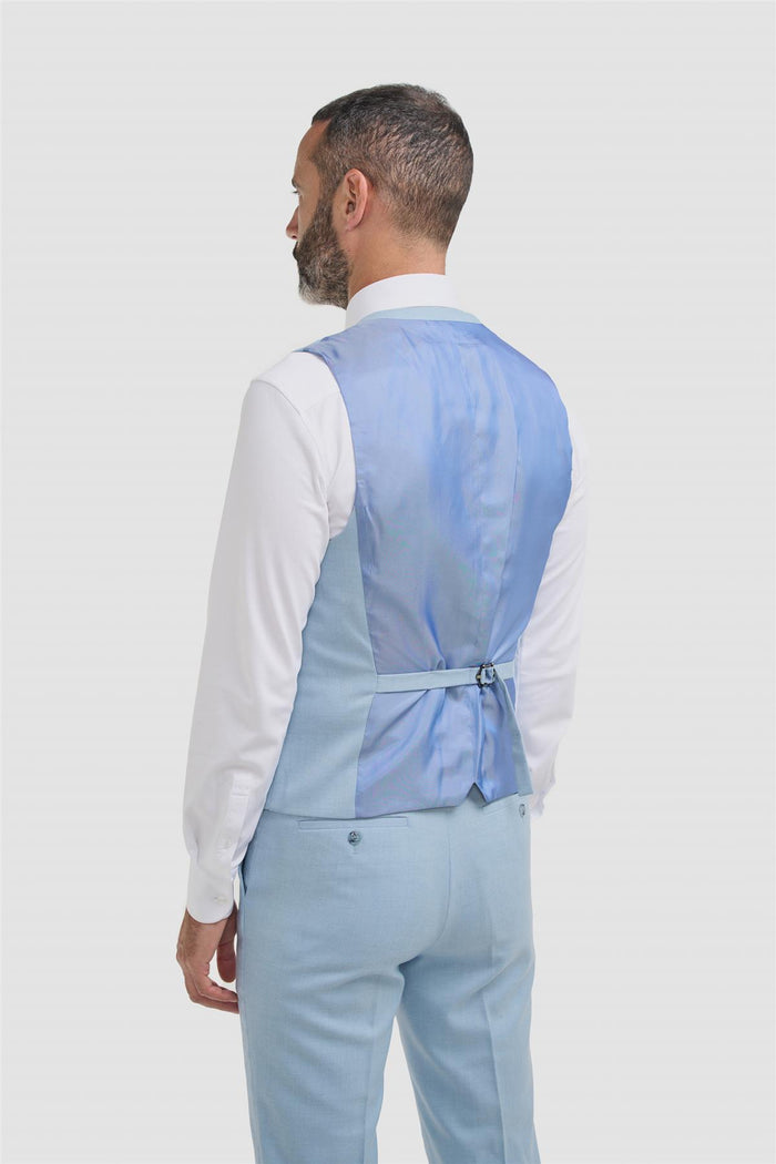 Malibu Sky Three Piece Suit - House of Cavani