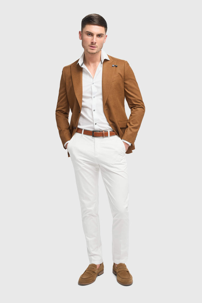 Mario Ecru Trousers