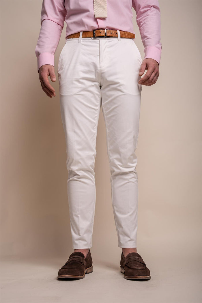 Mario Ecru Two Piece Suit - House of Cavani