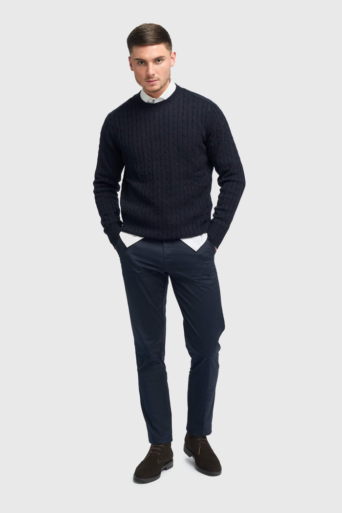 Mario Navy Trousers