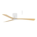 Martec Metro DC 1320mm Hugger Ceiling Fan White/Oak MDCM133WO - The Blue Space