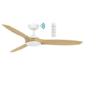 Martec Newport 1420mm DC Ceiling Fan White/Oak MDCN143WO - The Blue Space