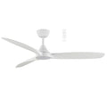 Martec Seaforth DC 1320mm Ceiling Fan with LED Light Matt White MDCS1333W - The Blue Space