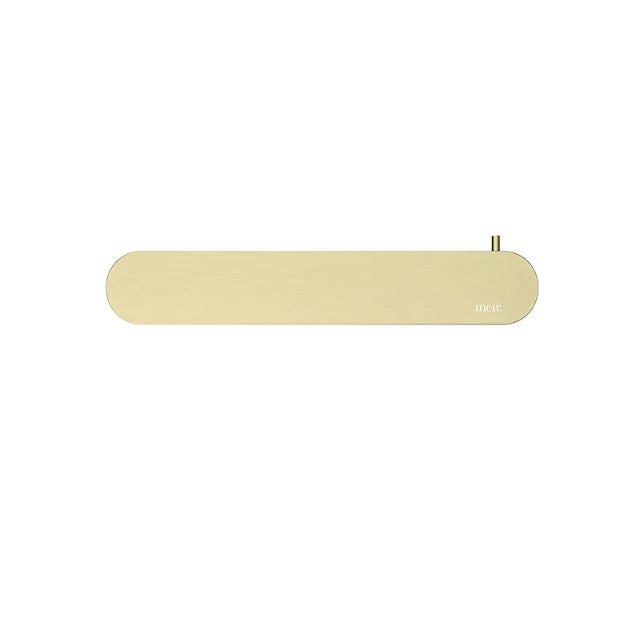 Front Meir Curvaé Toilet Roll Holder Tiger Bronze MRTP-3000N-PVDBB - The Blue Space