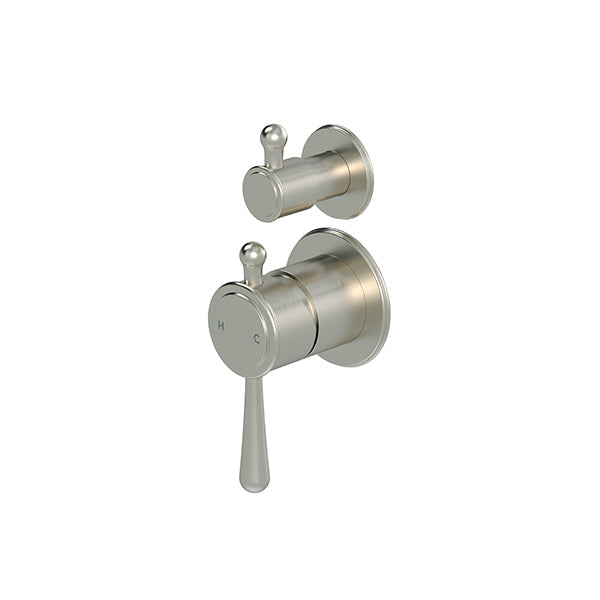 Meir Harrington Diverter Mixer Trim Kit Brushed Nickel HW07TS-FIN-PVDBN - The Blue Space
